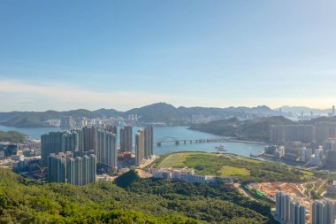 1 Mayıs 2022 Pak Shing Kok, Hong Kong manzarası