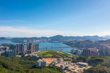 1 Mayıs 2022 Pak Shing Kok, Hong Kong manzarası