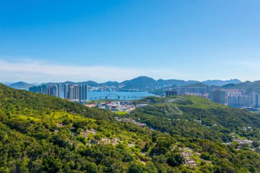 1 Mayıs 2022 Pak Shing Kok, Hong Kong manzarası