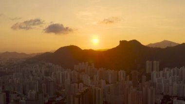 10 Temmuz 2022 Lion Rock, Hong Kong 'un yanındaki meskende.