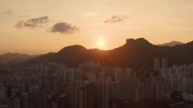 10 Temmuz 2022 Lion Rock, Hong Kong 'un yanındaki meskende.