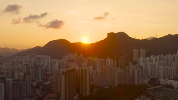 Července 2022 Residential Next Lion Rock Hong Kong — Stock video