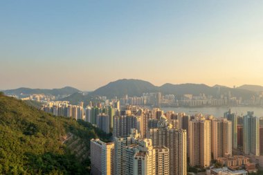 6 Mayıs 2022 Lam Tin, Hong Kong 'daki yerleşim bölgesi.