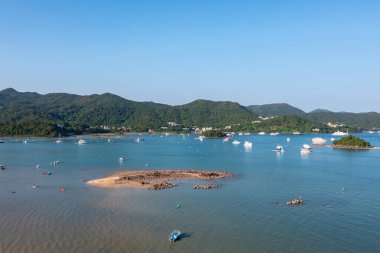 27 Temmuz 2022 İç Liman Barınağı, Hong Kong manzarası 