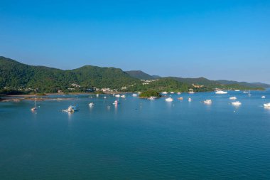 27 Temmuz 2022 İç Liman Barınağı, Hong Kong manzarası 