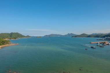 27 Temmuz 2022 İç Liman Barınağı, Hong Kong manzarası 