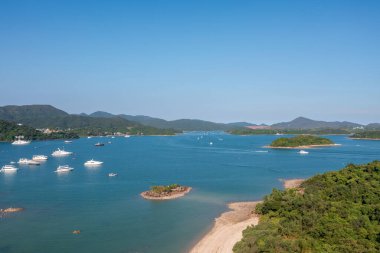 27 Temmuz 2022 Burası Sai Kung 'daki Yeung Chau Adası. Hong Kong