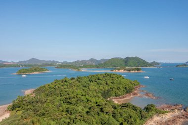 27 Temmuz 2022 İç Liman Barınağı, Hong Kong manzarası 