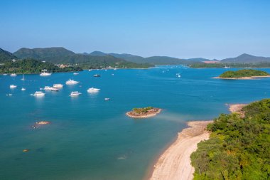 27 Temmuz 2022 Burası Sai Kung 'daki Yeung Chau Adası. Hong Kong