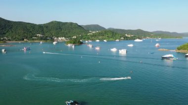 the landscape of Inner Port Shelter, hong kong