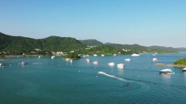 the landscape of Inner Port Shelter, hong kong