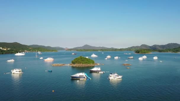 Landscape Inner Port Shelter Hong Kong — Video Stock