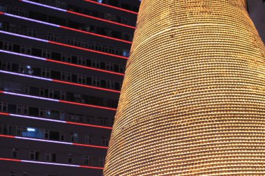 26 Dec 2011 Christmas decorations of the hall in a large shopping center