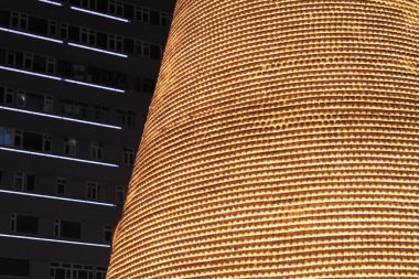 26 Dec 2011 Christmas decorations of the hall in a large shopping center