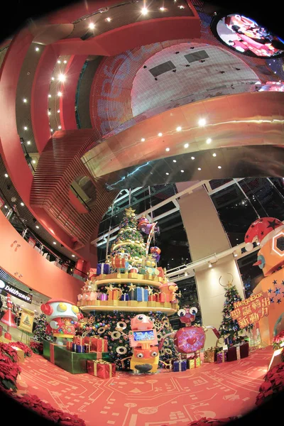 Dec 2011 Christmas Decoration Hong Kong Shopping Mall — Foto de Stock