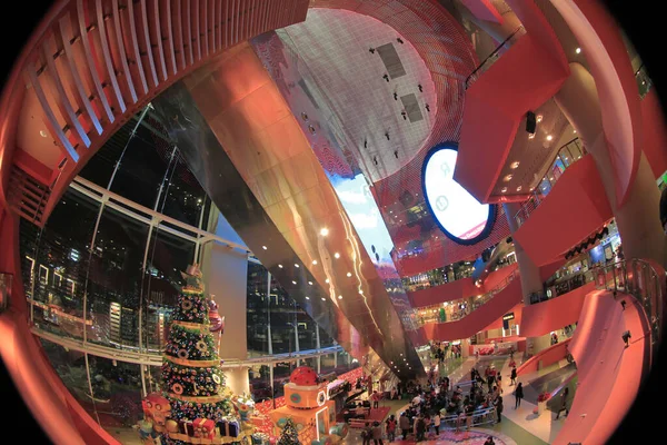 Dec 2011 Christmas Decoration Hong Kong Shopping Mall — Stockfoto