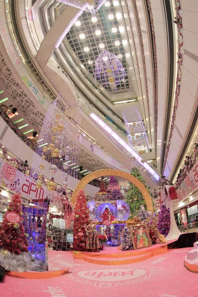 Dec 2011 Christmas Decoration Hong Kong Shopping Mall — Foto de Stock