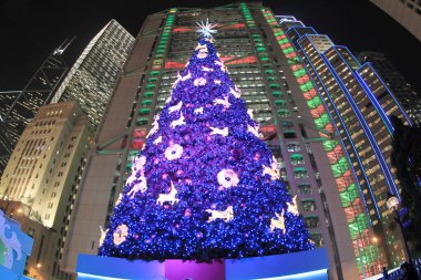 21 Dec 2011 the Hong Kong WinterFest, large Christmas Decoration at central