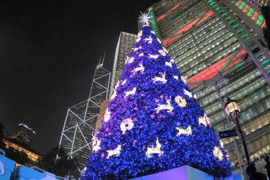 21 Dec 2011 the Hong Kong WinterFest, large Christmas Decoration at central
