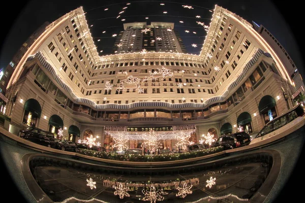 Dec 2011 Christmas Decoration Out Peninsula Hotels — Fotografia de Stock