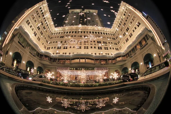Dec 2011 Christmas Decoration Out Peninsula Hotels — Fotografia de Stock