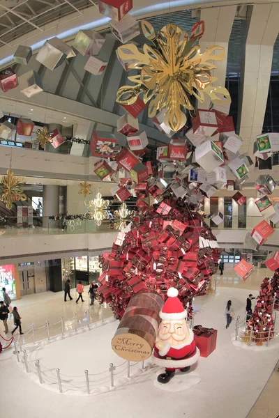 Дек 2011 Чудова Різдвяна Прикраса Торговому Центрі Гонг Конгу — стокове фото