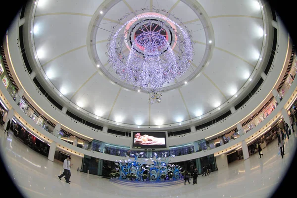 Dec 2011 Celling Christmas Decoration New Town Plaza — Photo