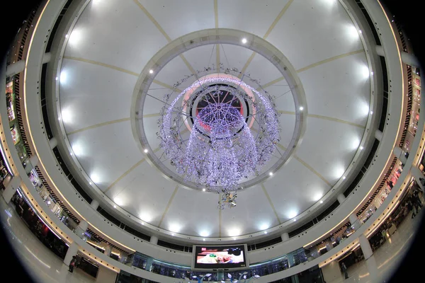Dec 2011 Celling Christmas Decoration New Town Plaza — Stockfoto