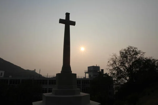 Dec 2011 Commemoration Plaque Stanley War Cemetery Stanley Hong Kong — ストック写真