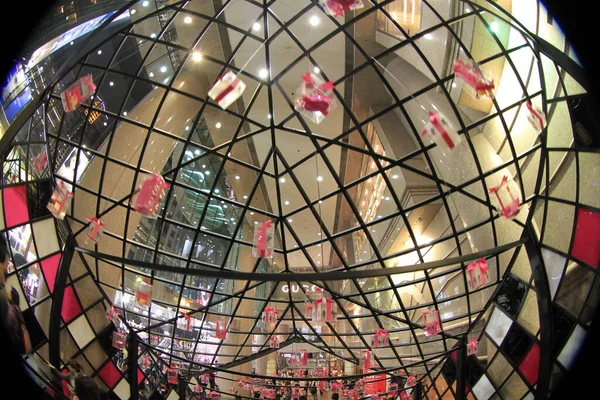 Dec 2011 Christmas Decoration Time Square Shopping Mall — Foto de Stock
