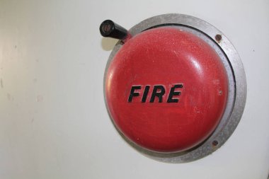 11 Dec 2011  Red School, Fire or Alarm Bell Set Isolated on a White Background