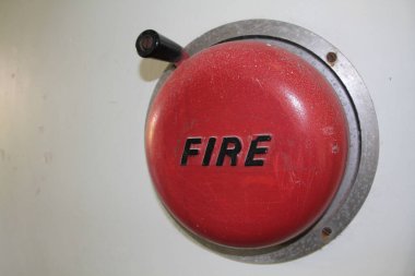 11 Dec 2011  Red School, Fire or Alarm Bell Set Isolated on a White Background