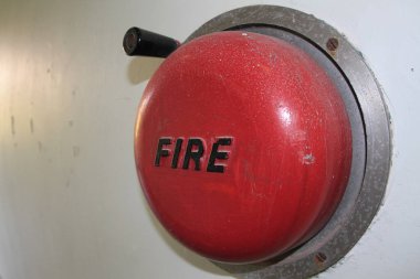 11 Dec 2011  Red School, Fire or Alarm Bell Set Isolated on a White Background