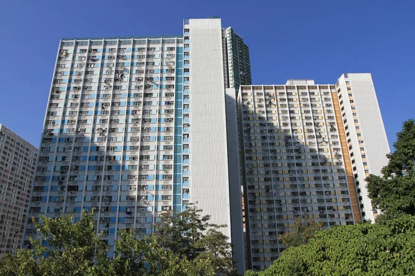 Dec 2011 Old Public Residential Building Hong Kong — Fotografia de Stock