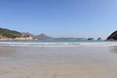 The landscape of  Sai Wan beach in Hong Kong, Sai Kung hong kong