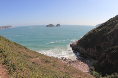 The landscape of  Ham Tin Wan in Hong Kong, Sai Kung hong kong