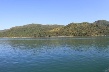 The landscape of nature view at sai kung, hk