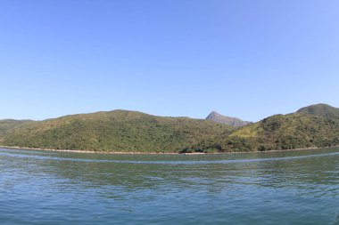 The landscape of nature view at sai kung, hk