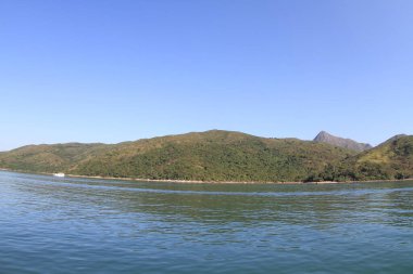 The landscape of nature view at sai kung, hk