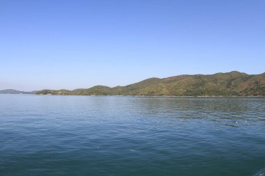 The landscape of nature view at sai kung, hk