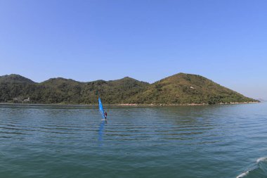 The landscape of nature view at sai kung, hk