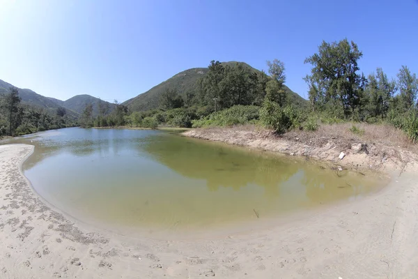 River Mouth Sheung Luk Stream — Foto de Stock