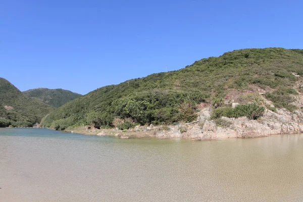 River Mouth Sheung Luk Stream — Fotografie, imagine de stoc