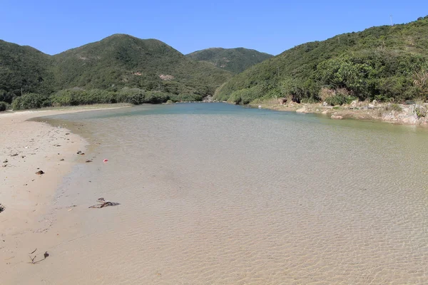the river mouth of Sheung Luk Stream, hk