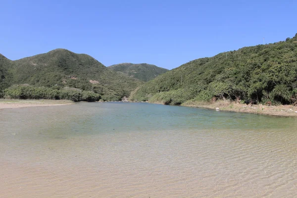 the river mouth of Sheung Luk Stream, hk