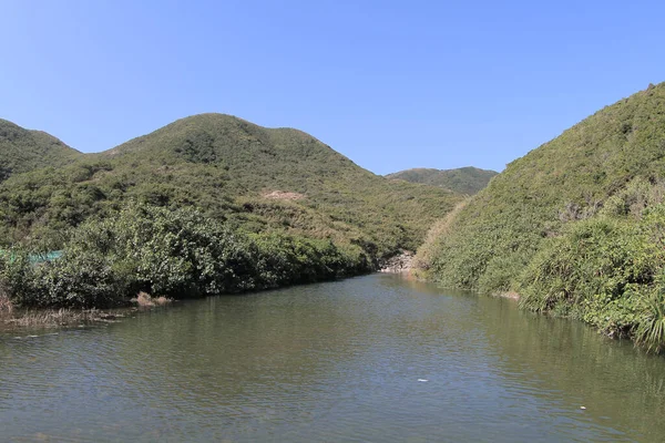 the river mouth of Sheung Luk Stream, hk