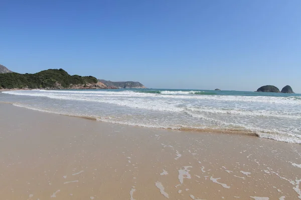 Τοπίο Του Ham Tin Wan Στο Χονγκ Κονγκ Sai Kung — Φωτογραφία Αρχείου