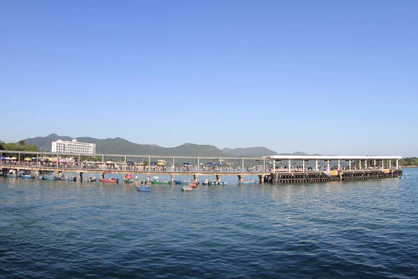 Nov 2022 Landscape Sai Kung Public Pier Hong Kong — Stok fotoğraf