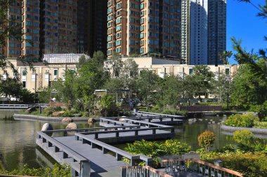 16 Aug 2022 the landscape of Hang Hau Man Kuk Lane Park