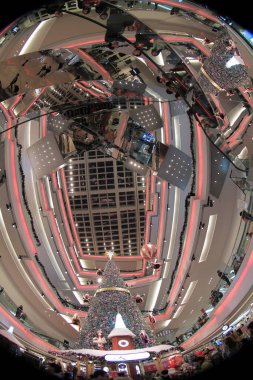 26 Nov 2011 the Christmas Decoration at hong kong  shopping mall